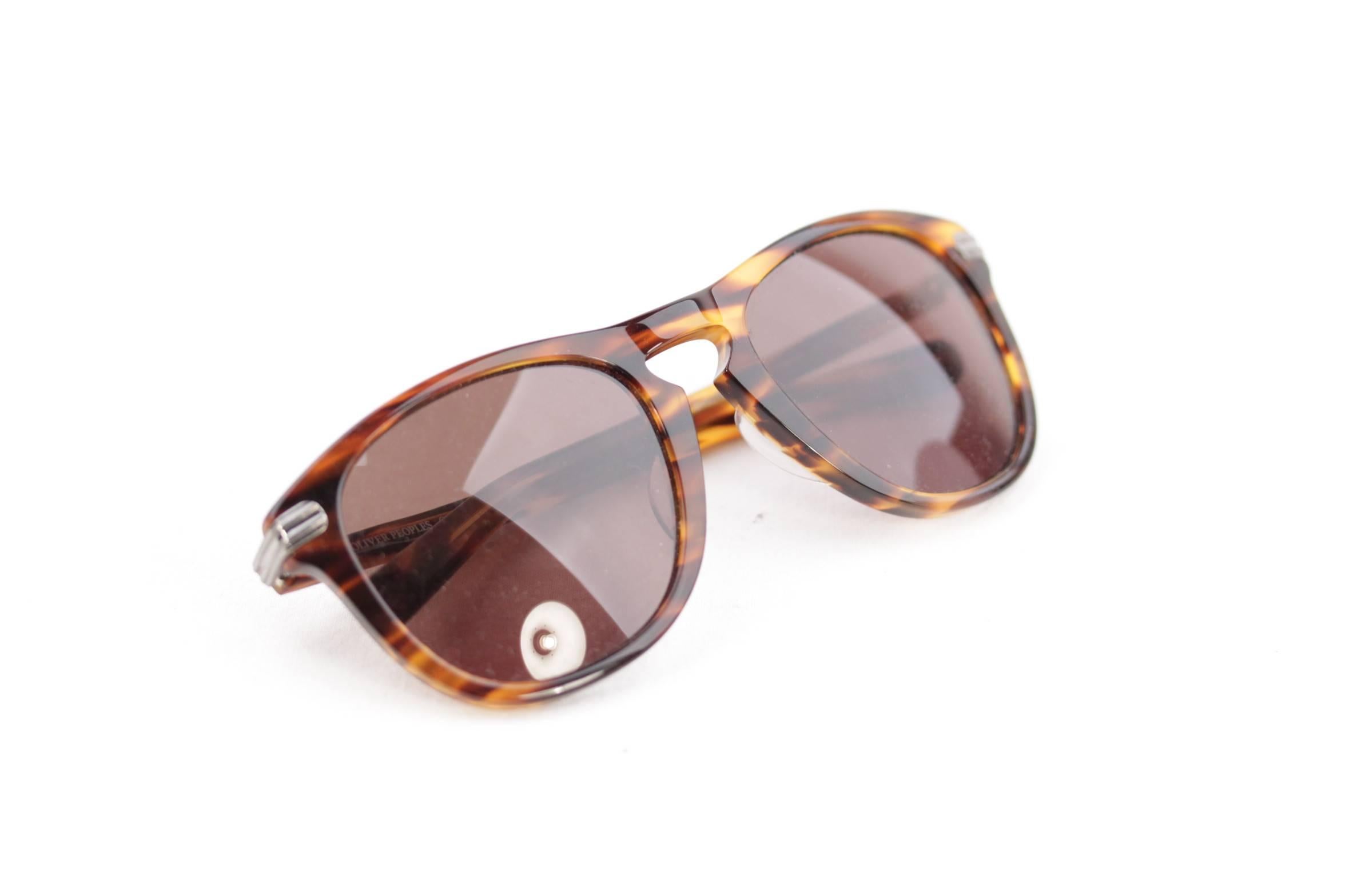 OLIVER PEOPLES Brown tortoise SUNGLASSES CANTON OV 5275SD 143371 56/22 140 3N 1