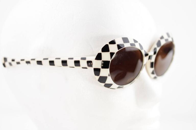 SAMCO Italian VINTAGE Black and White Checkerboard  display picture 1