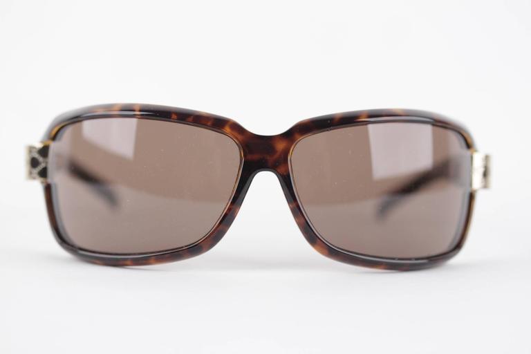 GUCCI Brown Tortoise SUNGLASSES GG 2984/N/S Wrap SHADES Womens Eyewear at  1stDibs | gucci shades for ladies