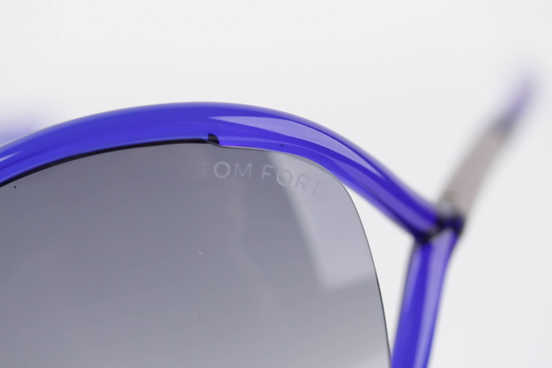 Women's TOM FORD Sunglasses WHITNEY TF9 90B 64/14 110 Oversized Soft Round BOXED Eyewear