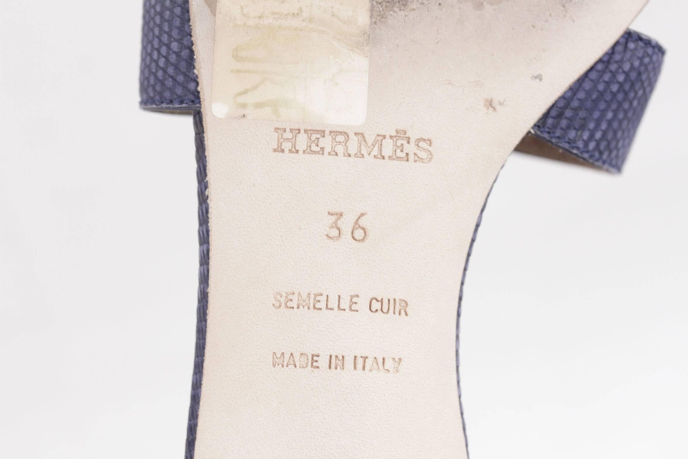 HERMES PARIS Light Blue OASIS SANDALS Shoes SLIDES Size 36 w/ BOX In Good Condition In Rome, Rome