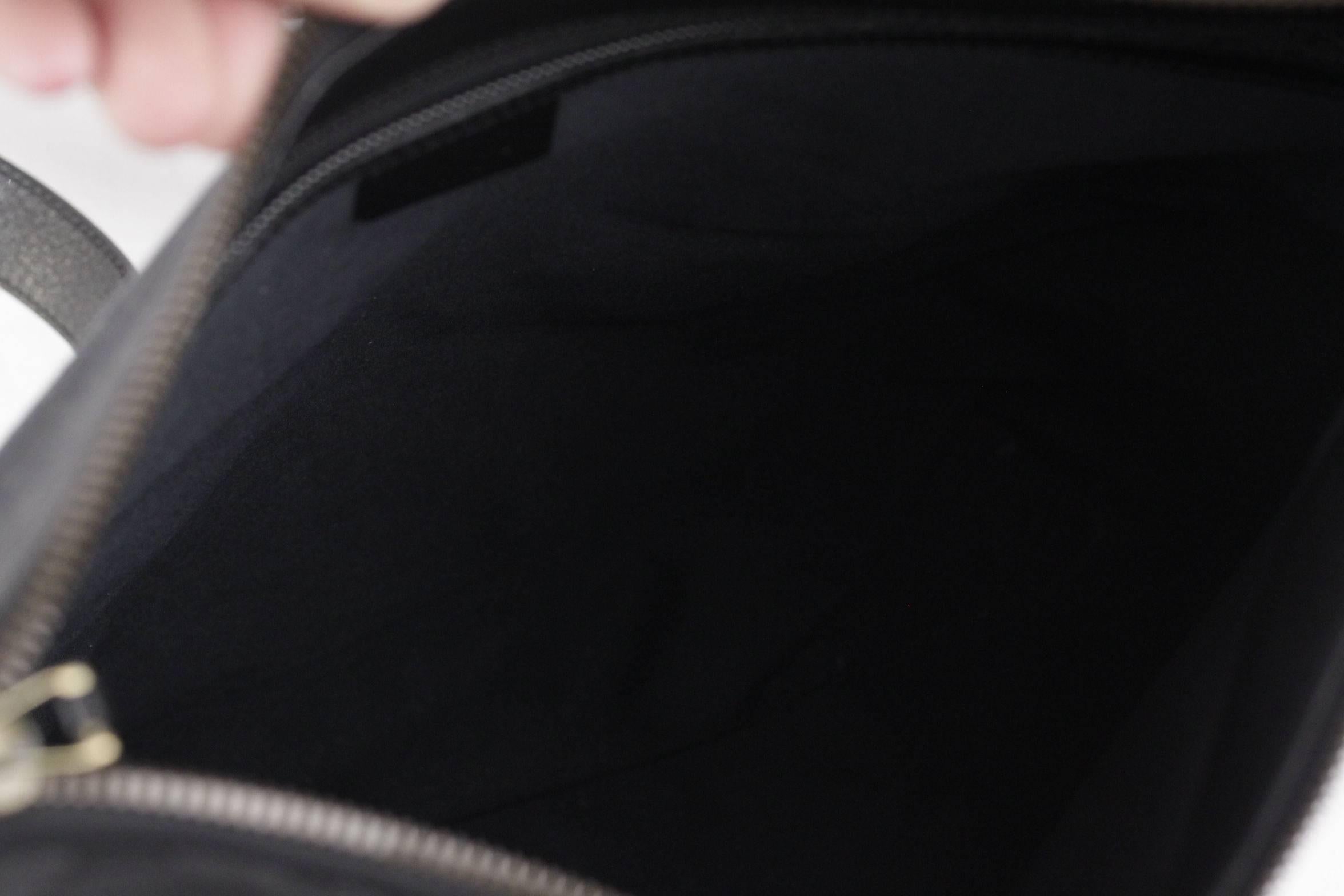 GUCCI Black GG MONOGRAM Canvas LARGE CROSS BODY BAG Shoulder Bag 3