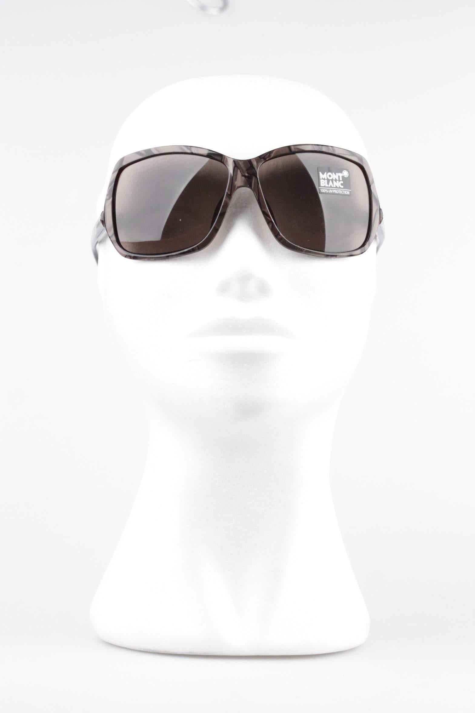 Montblanc Oversized Brown Sunglasses Mod. MB139S 60mm New Old Stock 5