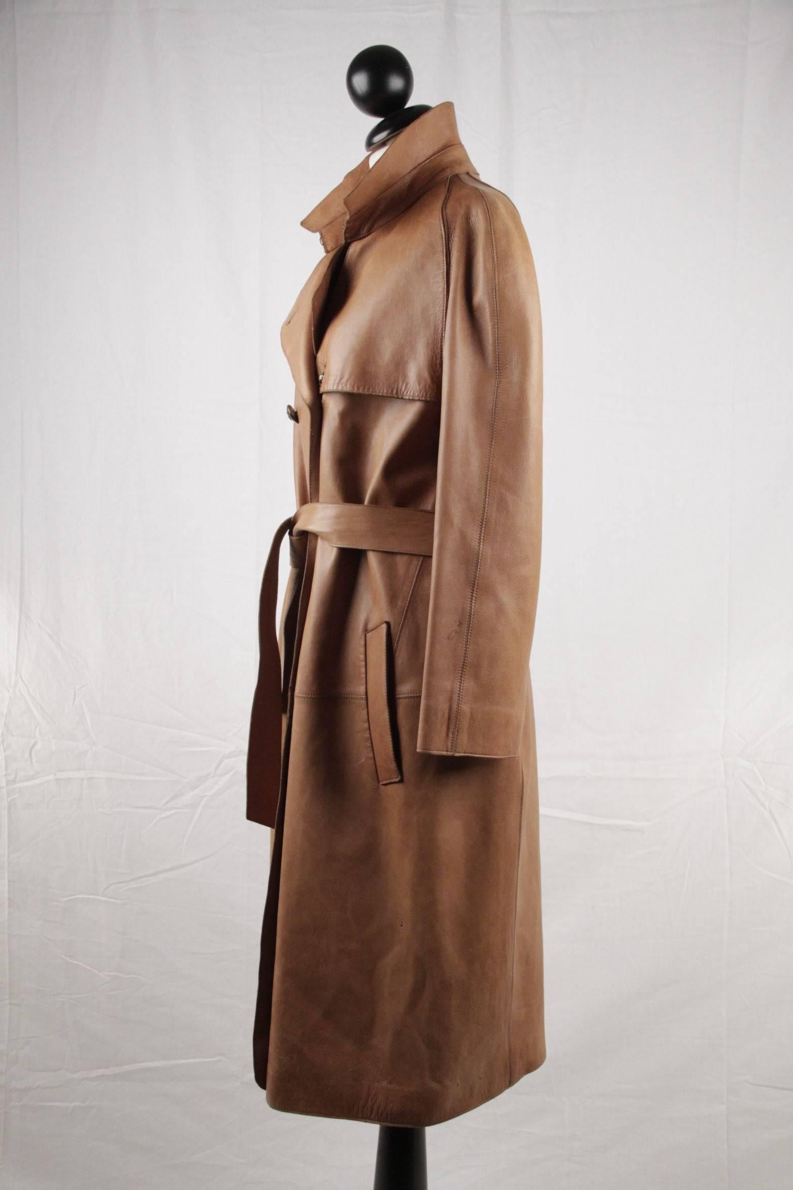 burberry prorsum leather trench coat