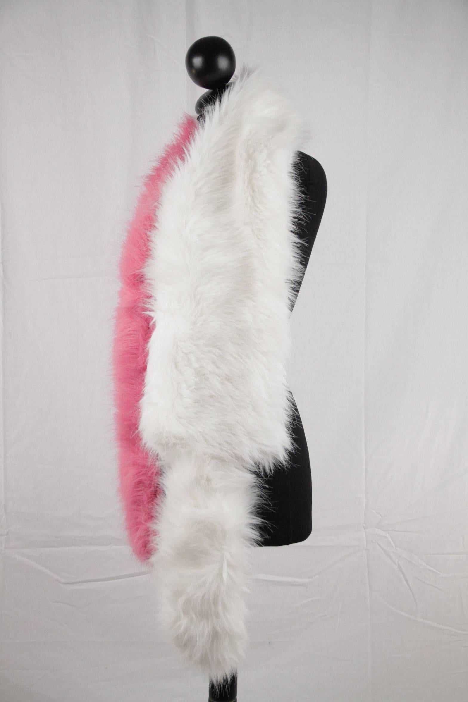 prada fur stole