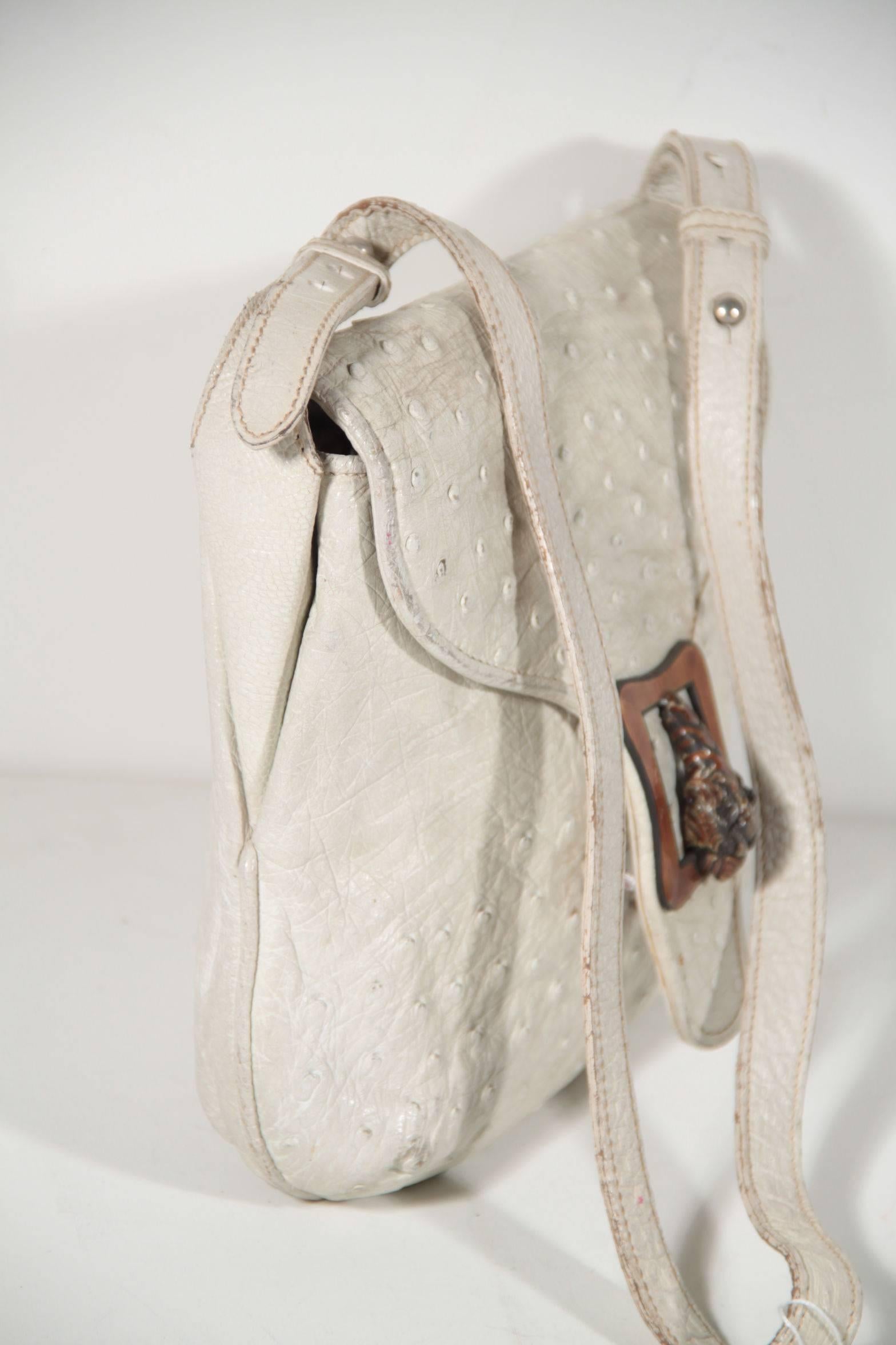 vintage gucci white shoulder bag