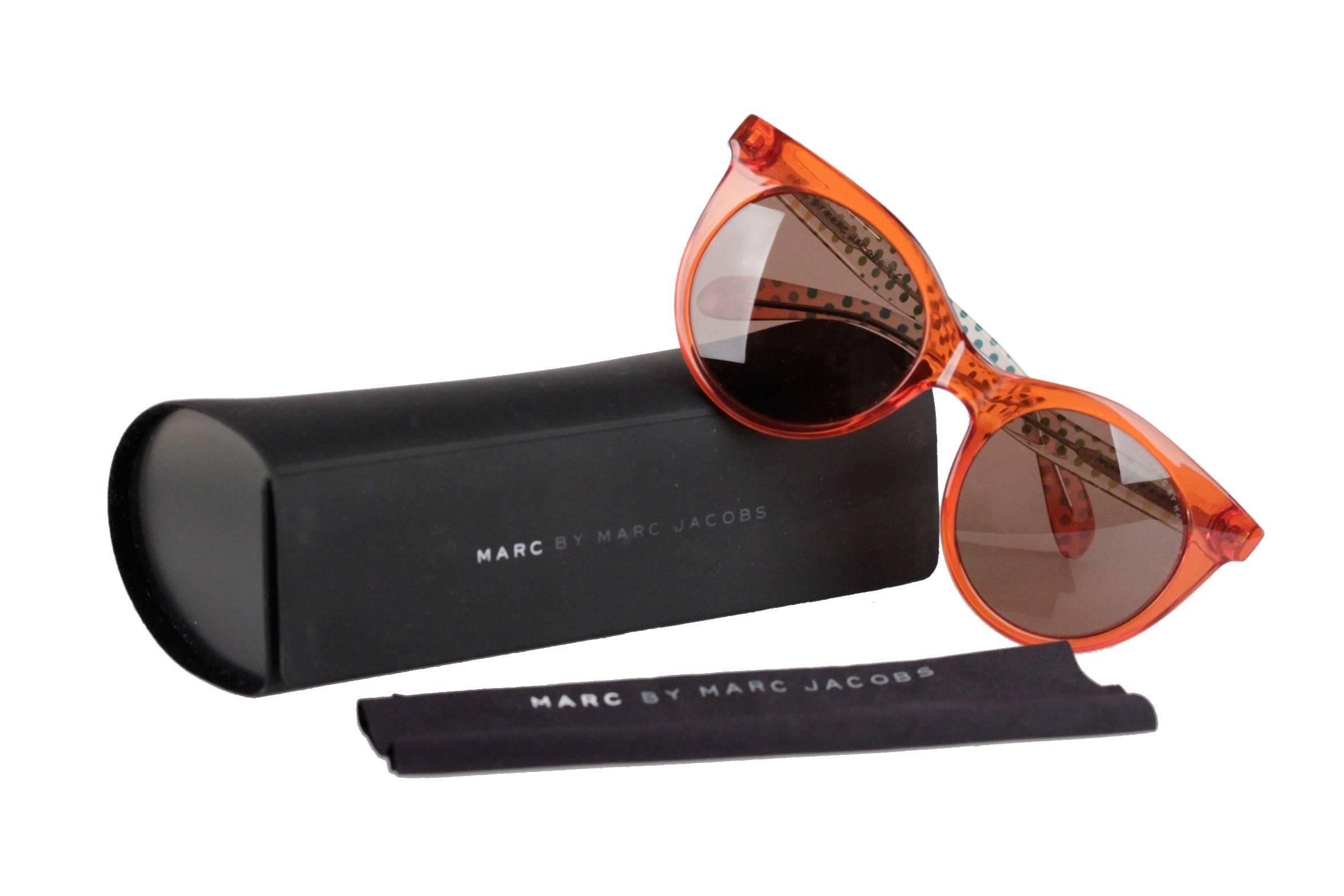 marc jacobs orange sunglasses