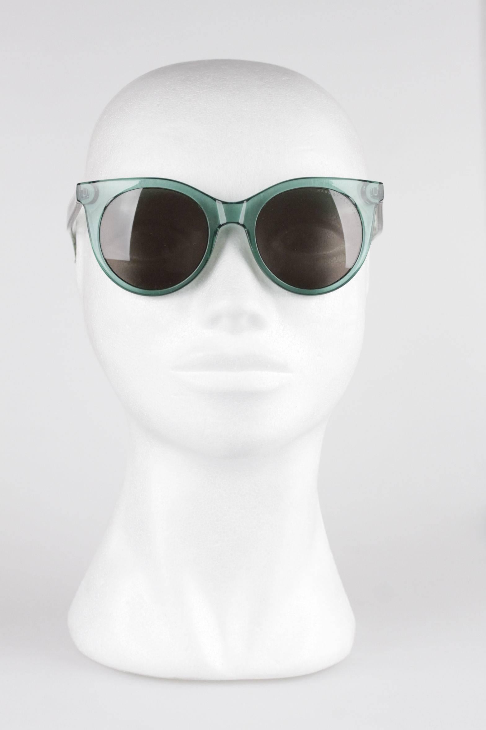 MARC by MARC JACOBS Eyewear MMJ 412/S 6HO 70 Green SUNGLASSES w/ CASE In New Condition In Rome, Rome