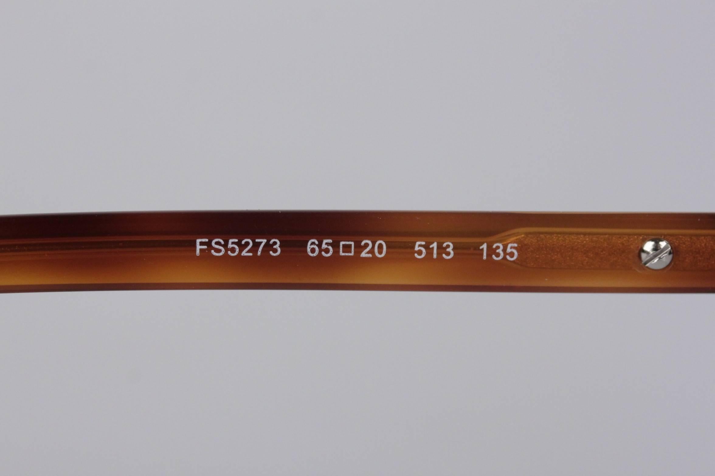 Gray FENDI Oversized Rimless SUNGLASSES FS5273 513  Violet S/S 2012 SHADES w/CASE