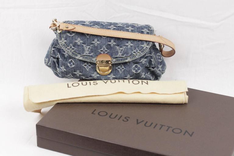Louis Vuitton Monogram Denim Mini Pleaty Raye (SHG-35705) – LuxeDH