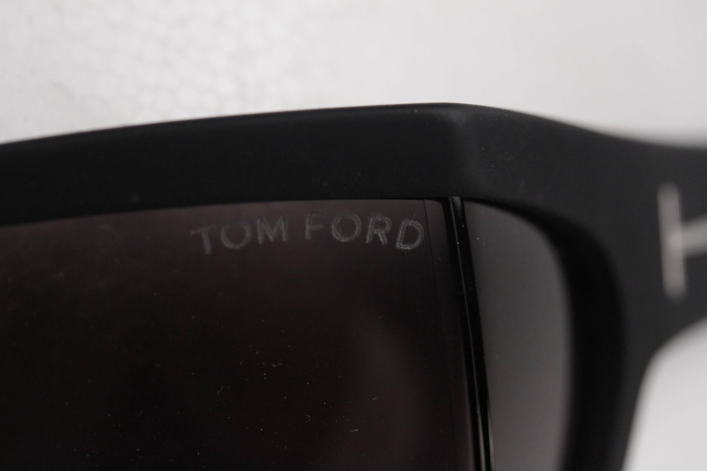 TOM FORD Eyewear Matte Black SUNGLASSES SASHA TF 401 02A 59/13 Side Shields 3