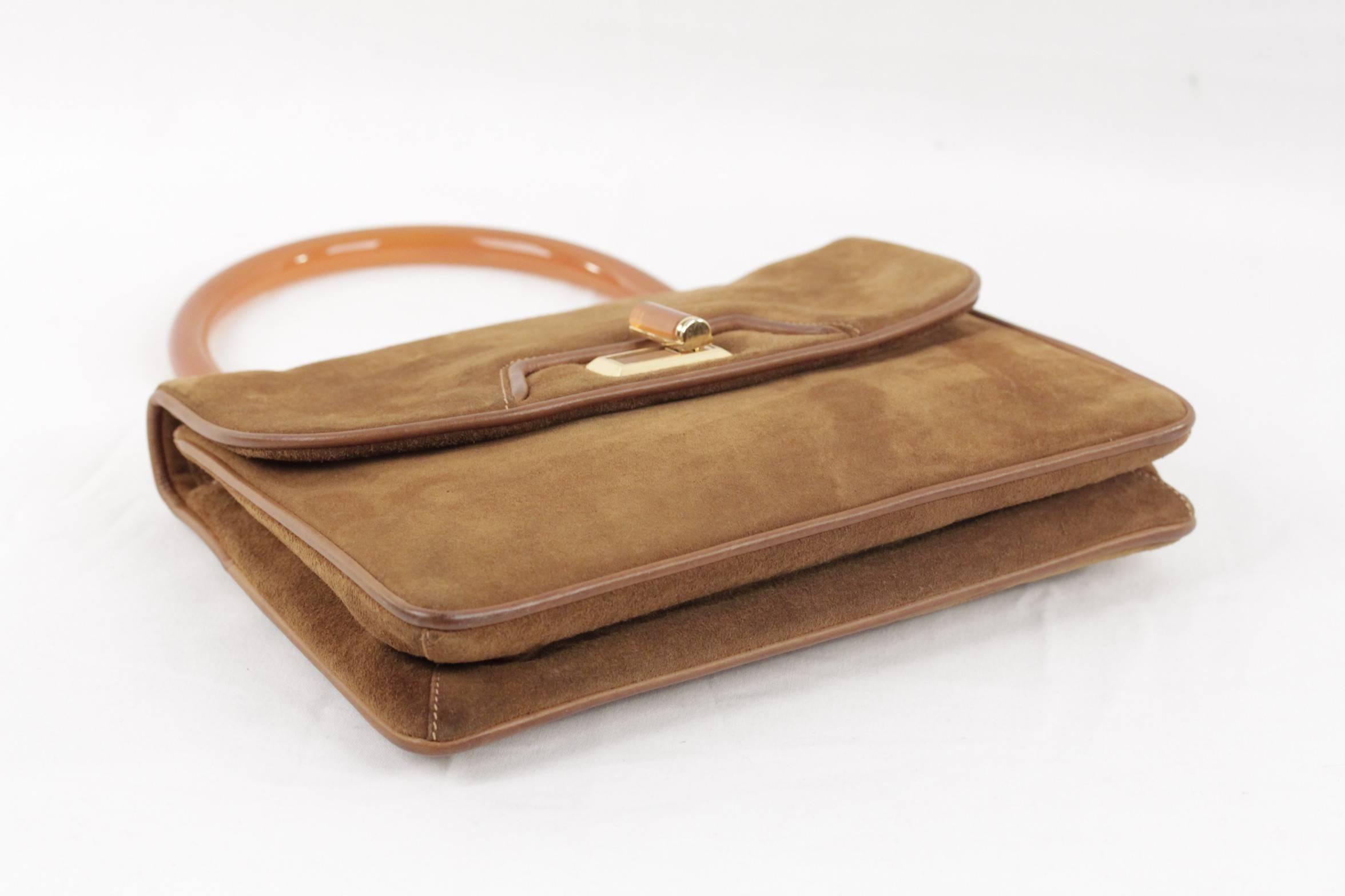 light brown purse
