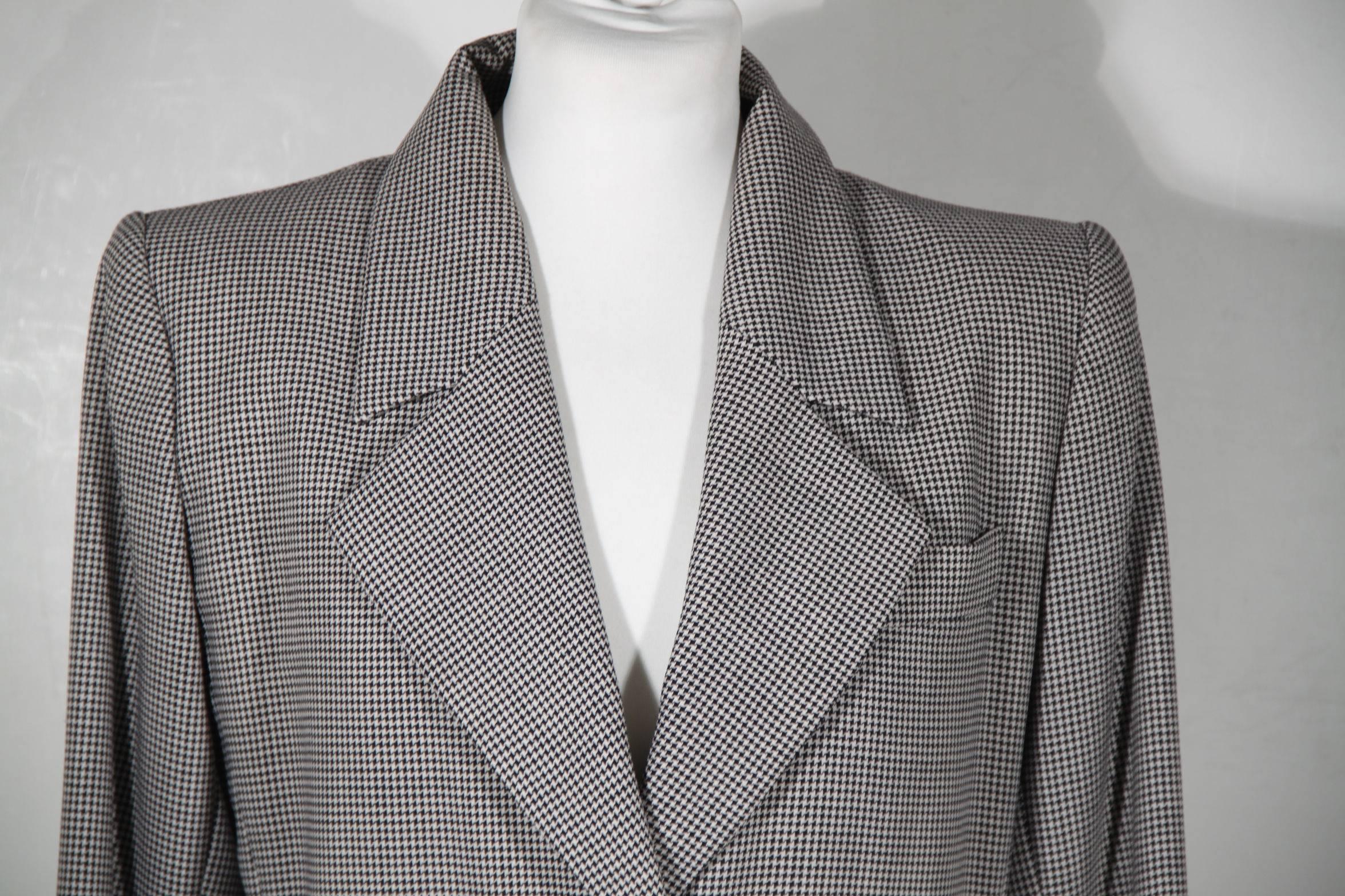 houndstooth pant suit womens
