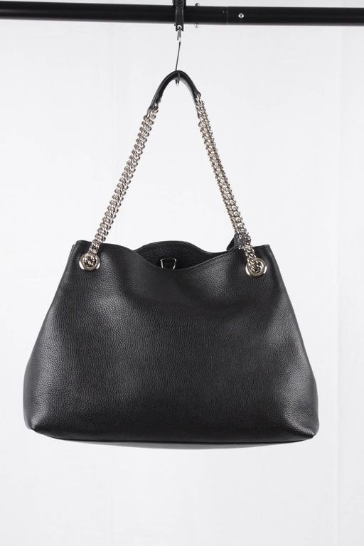 Gucci soho tote bag black sales