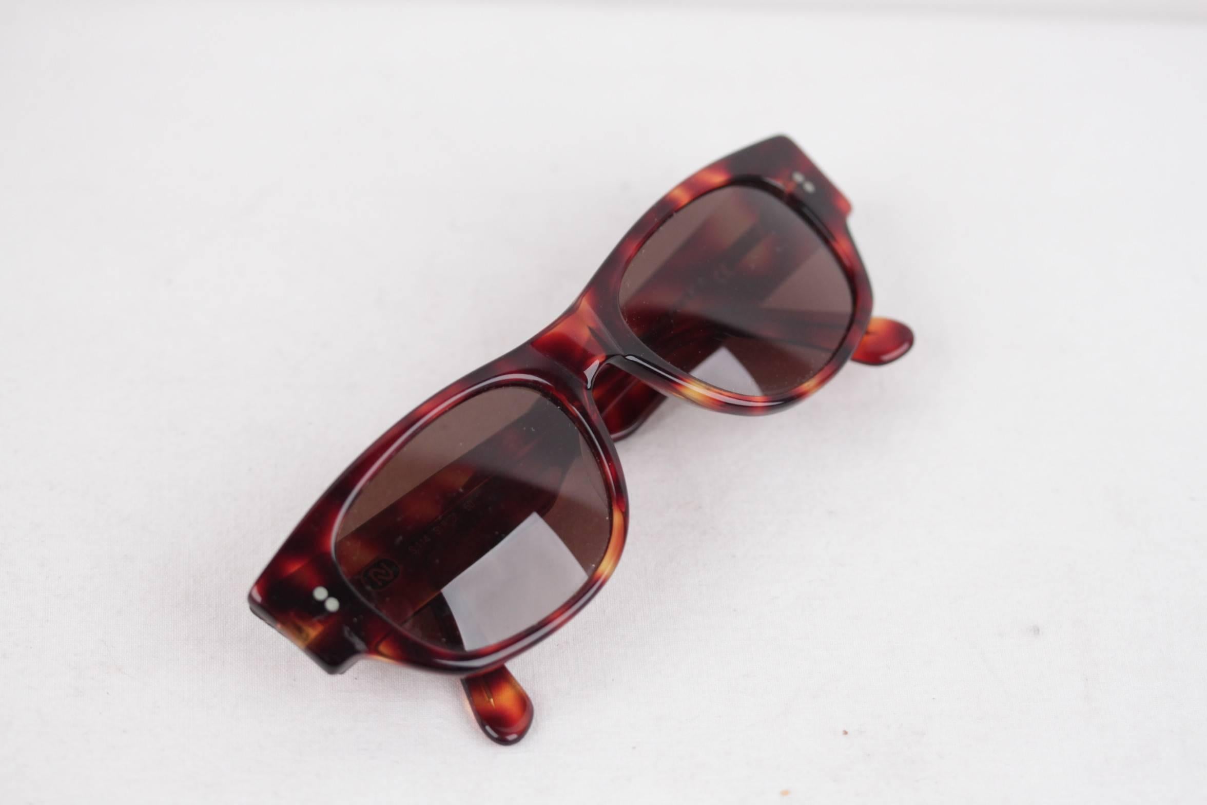 NOUVELLE VAGUE Brown Tortoise MINT womens SUNGLASSES S 114 EYEWEAR In New Condition In Rome, Rome