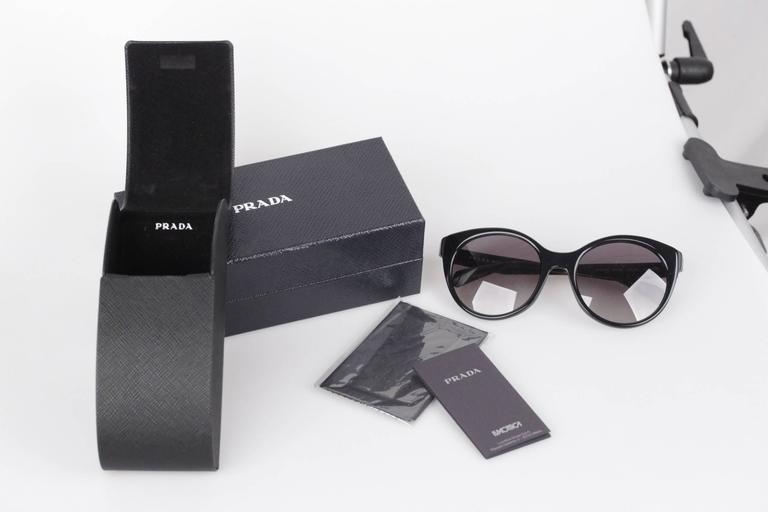PRADA BLACK Diva Sunglasses mod. SPR 230 56/20 140 2N w/CASE and BOX For  Sale at 1stDibs | prada spr 230, prada sunglasses spr 230, prada spr230