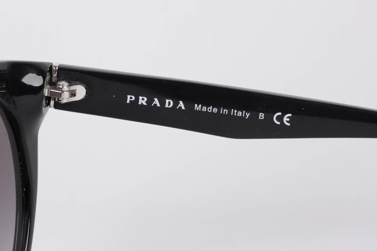 Prada Sunglasses Black SPR230 56 20 1AB 3M1 140 2N PRADA BLACK Diva Sunglasses mod. SPR 230 56/20 140 2N w/CASE  main image 2