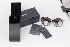 PRADA Sunglasses SPR 230 56/20 140 2N ANIMALIER pattern w/CASE & BOX