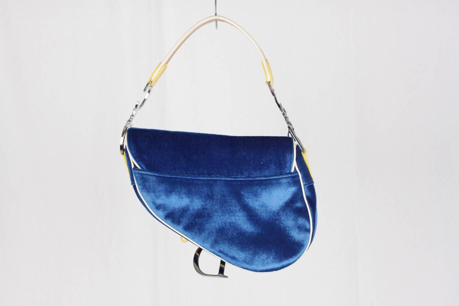 dior saddle bag velvet