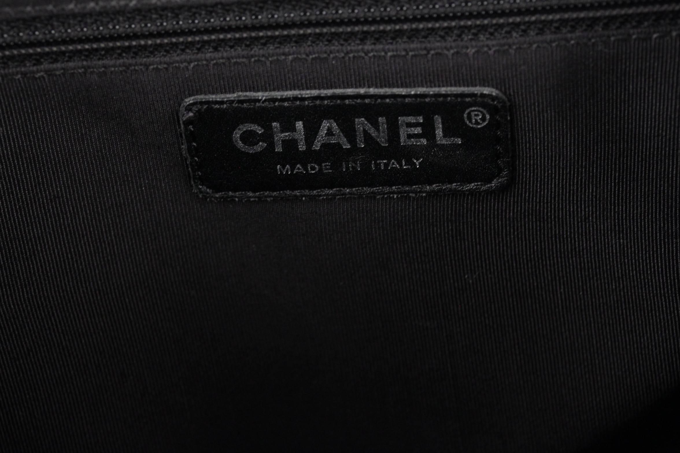 CHANEL Black Tweed FRAME BAG Shoulder Bag HANDBAG 6