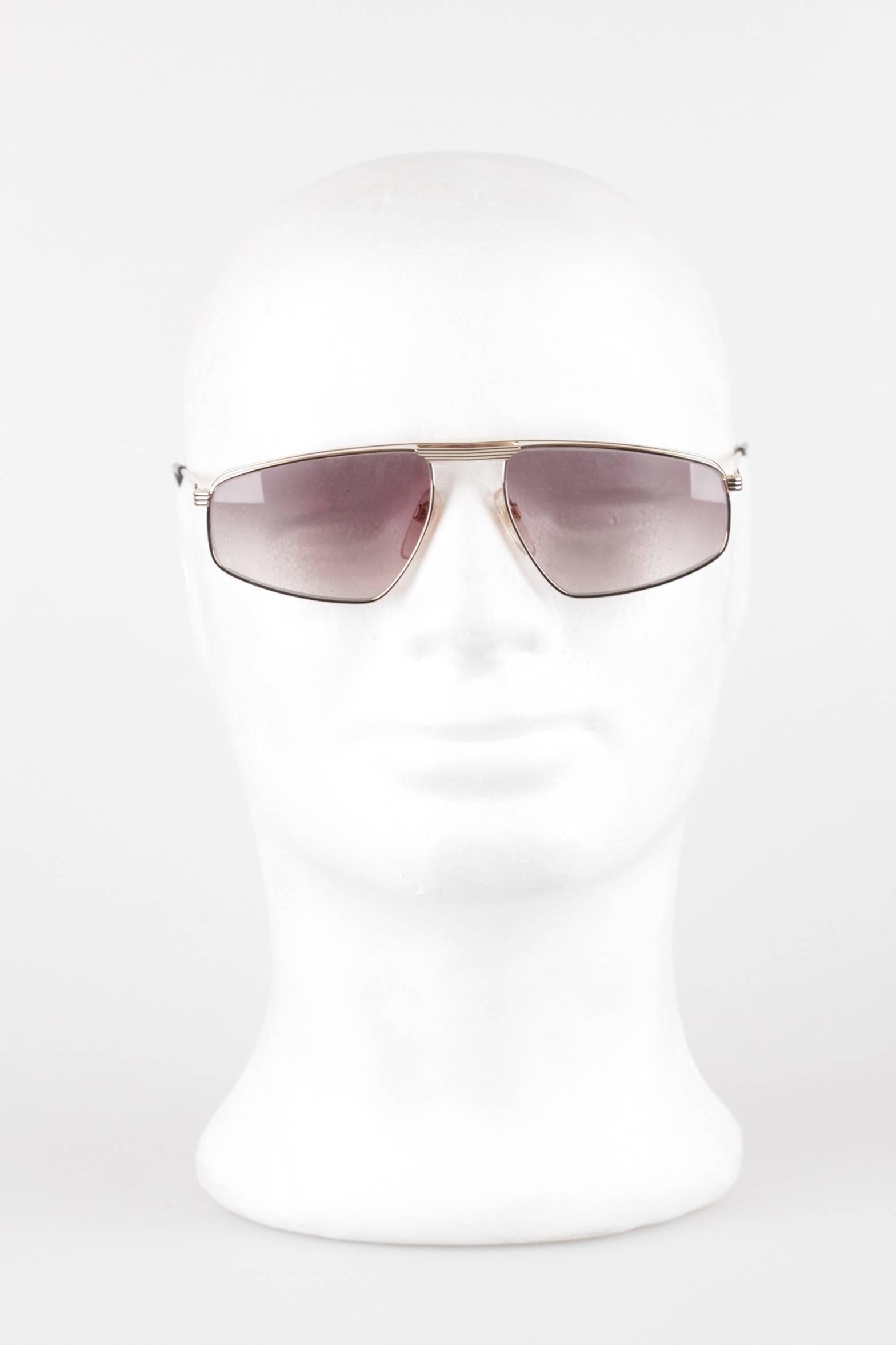 YVES SAINT LAURENT Vintage MINT UNSIEX Sunglasses mod. ASTERIUS 60/18 4