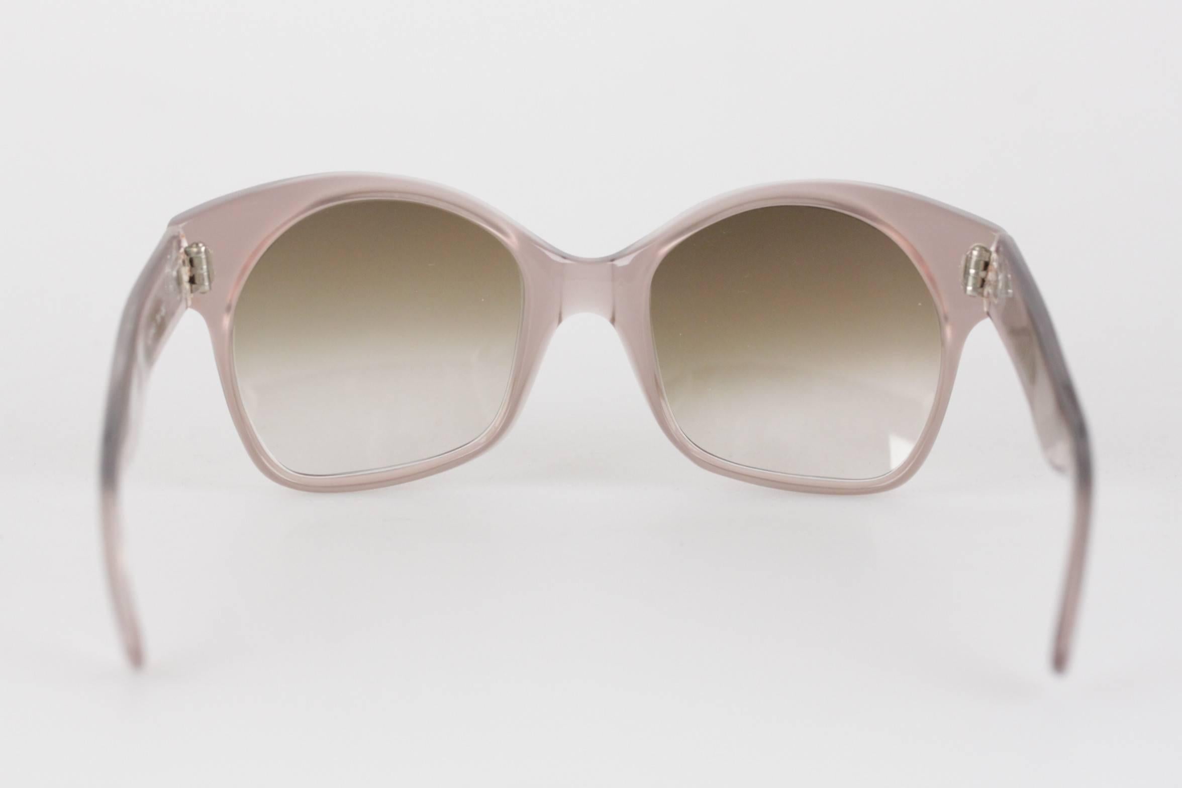 YVES SAINT LAURENT Vintage MINT RARE Large Gray Sunglasses AGRIAS 52/22 In New Condition In Rome, Rome