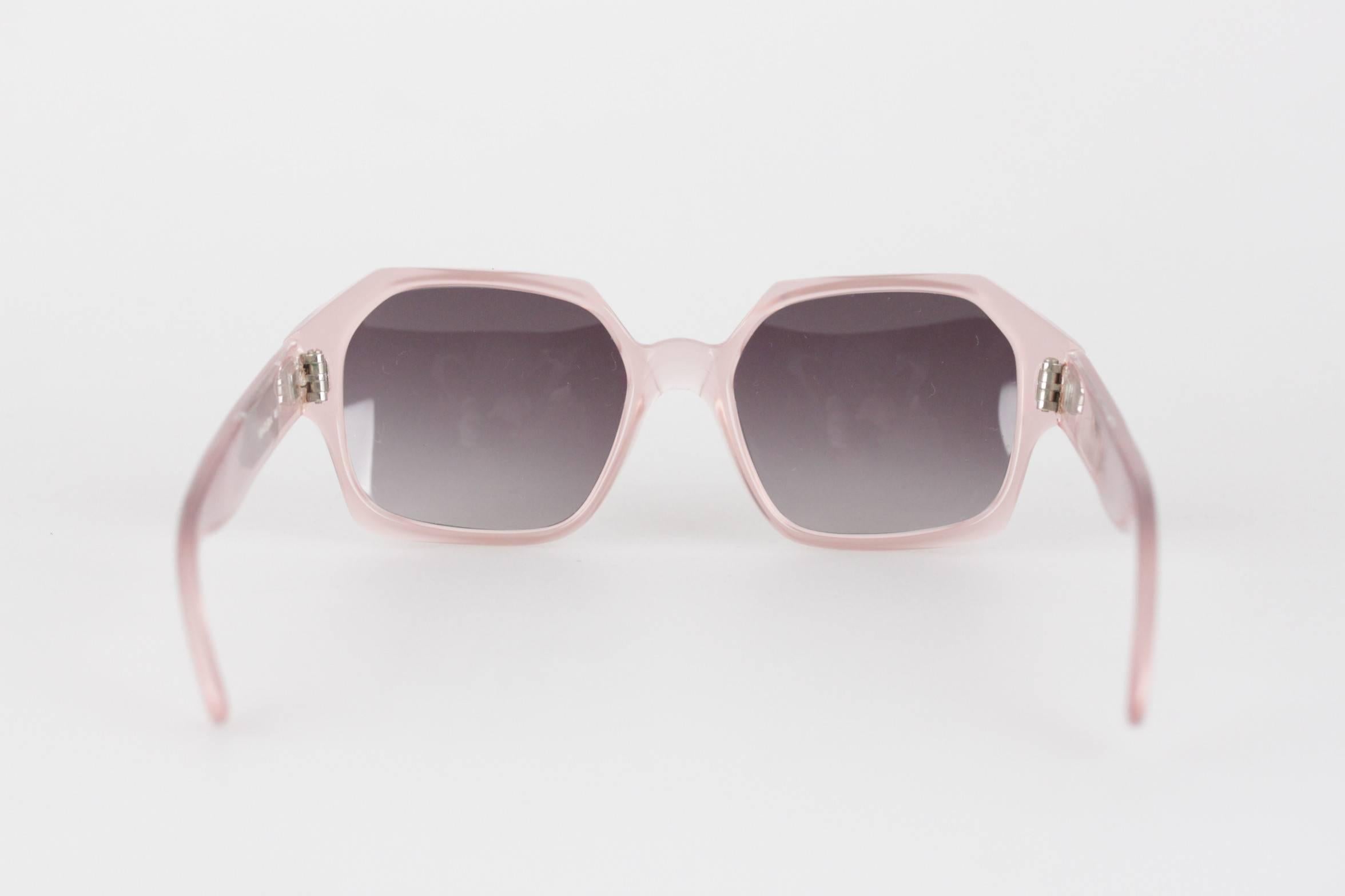 pink saint laurent sunglasses