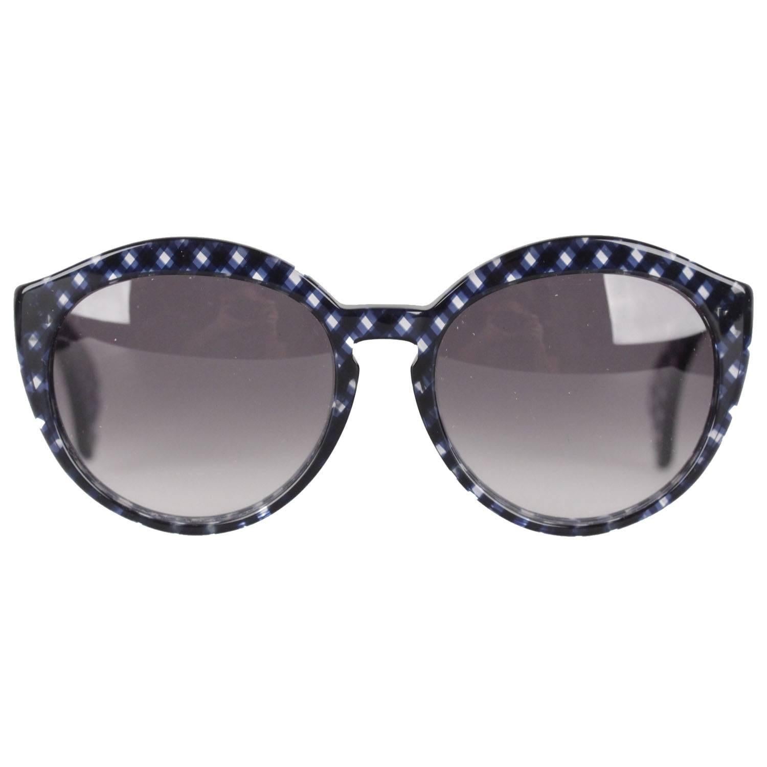 BOTTEGA VENETA checkered Round MINT Sunglasses BV 195/S 56/19 130