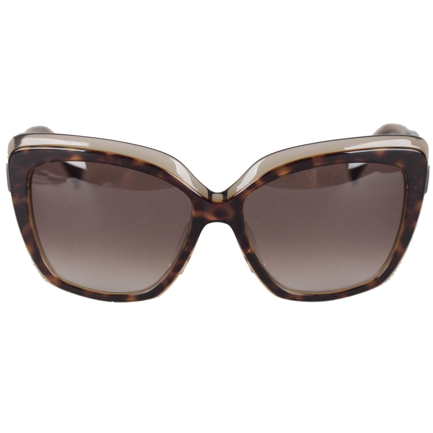 EMILIO PUCCI Brown OVERSIZED Sunglasses EP720S 57/16 244 NEW, MINT & BOXED