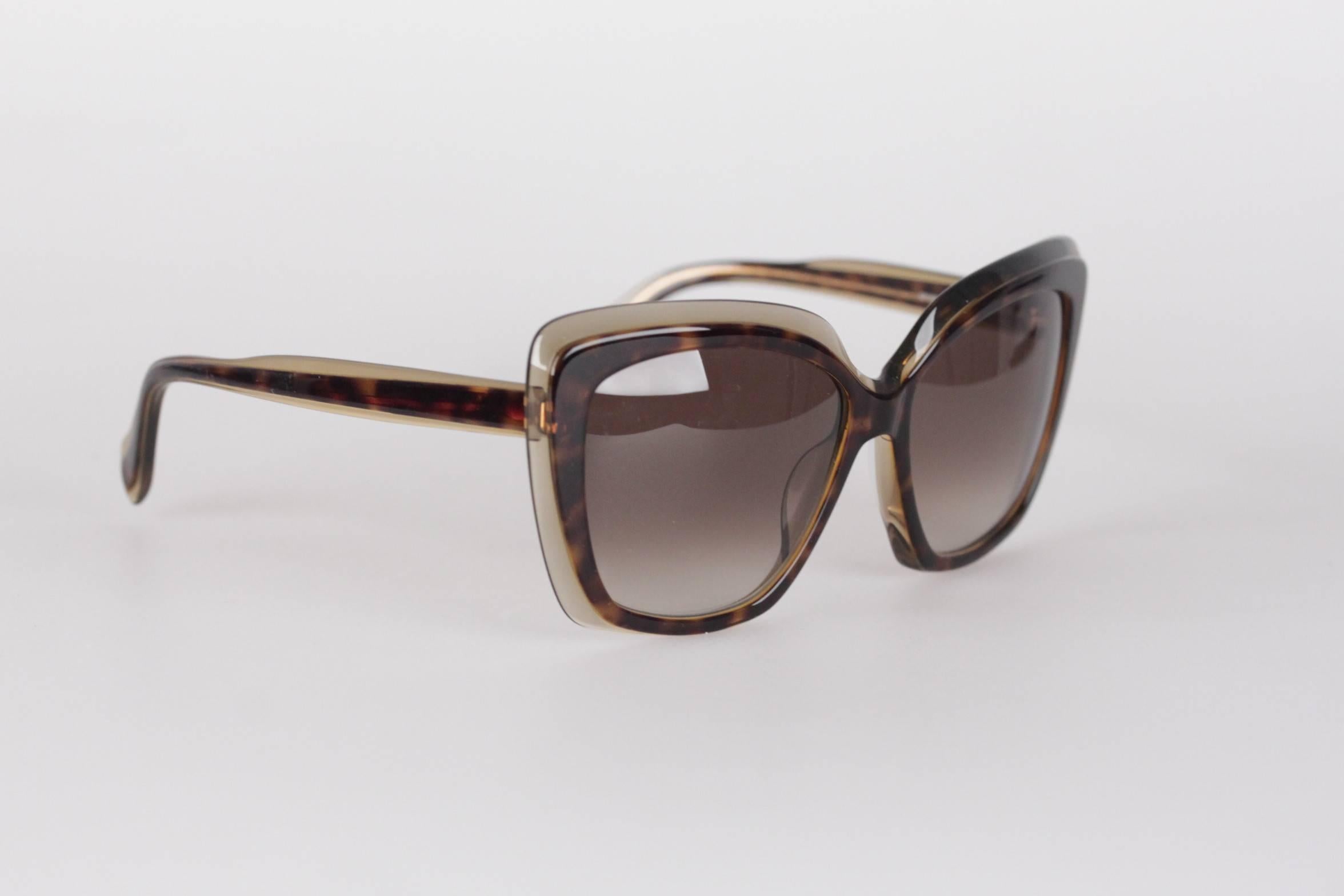 Gray EMILIO PUCCI Brown OVERSIZED Sunglasses EP720S 57/16 244 NEW, MINT & BOXED