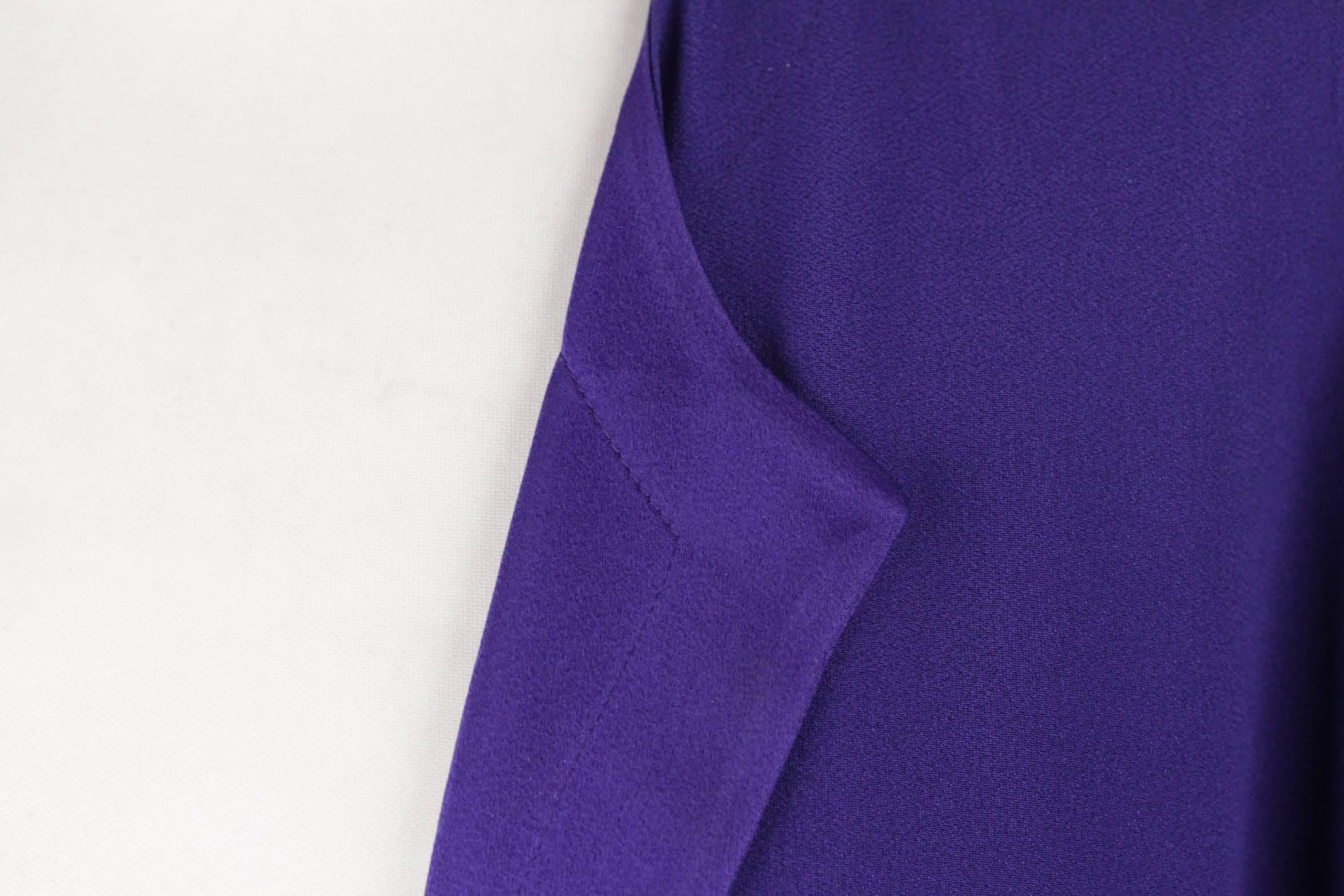 Women's VIONNET Purple Silky Fabric SLEEVELESS BLOUSE Size 40