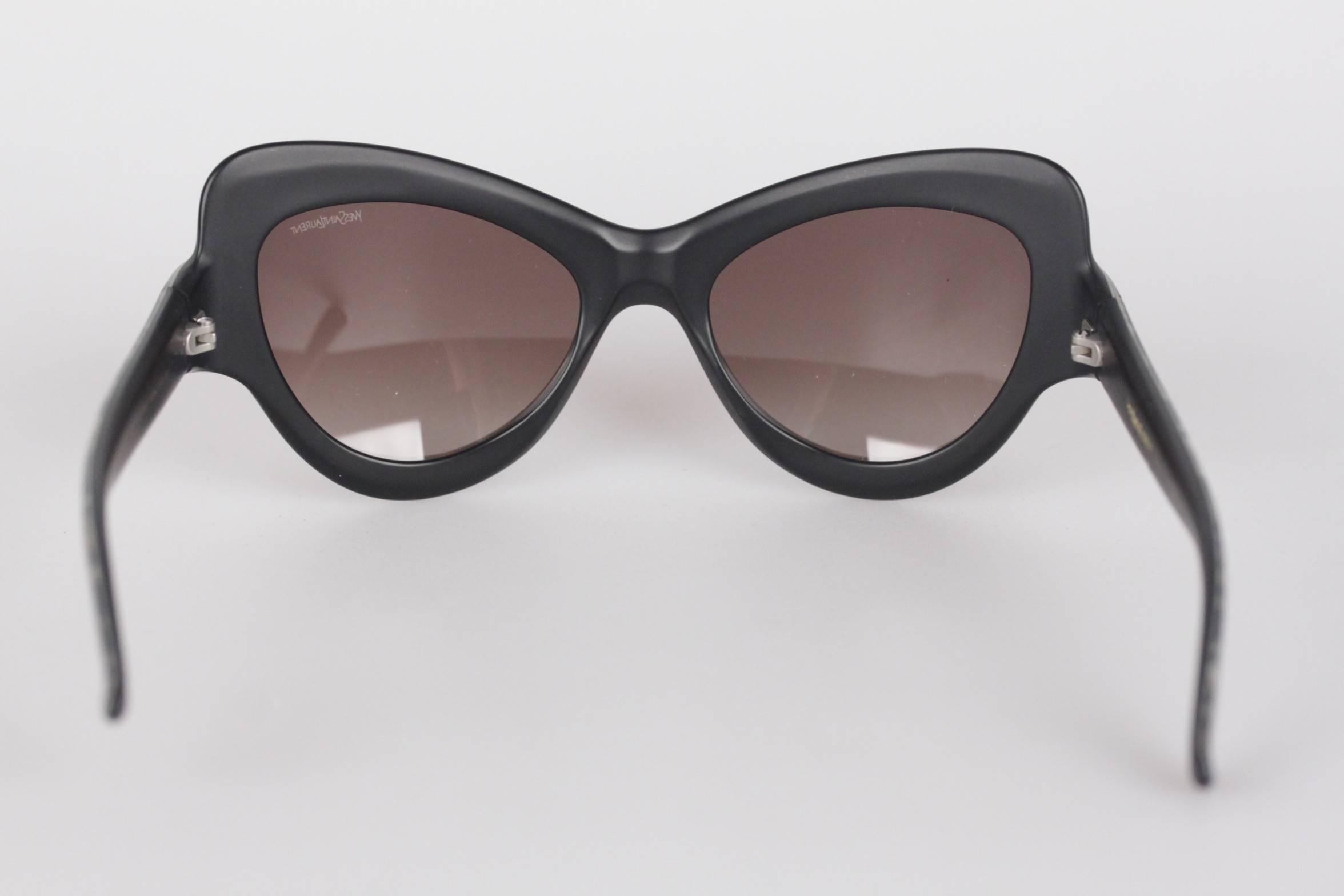 Gray YVES SAINT LAURENT Cat-Eye Sunglasses YSL 6366/S 53mm 135 MINT & BOXED