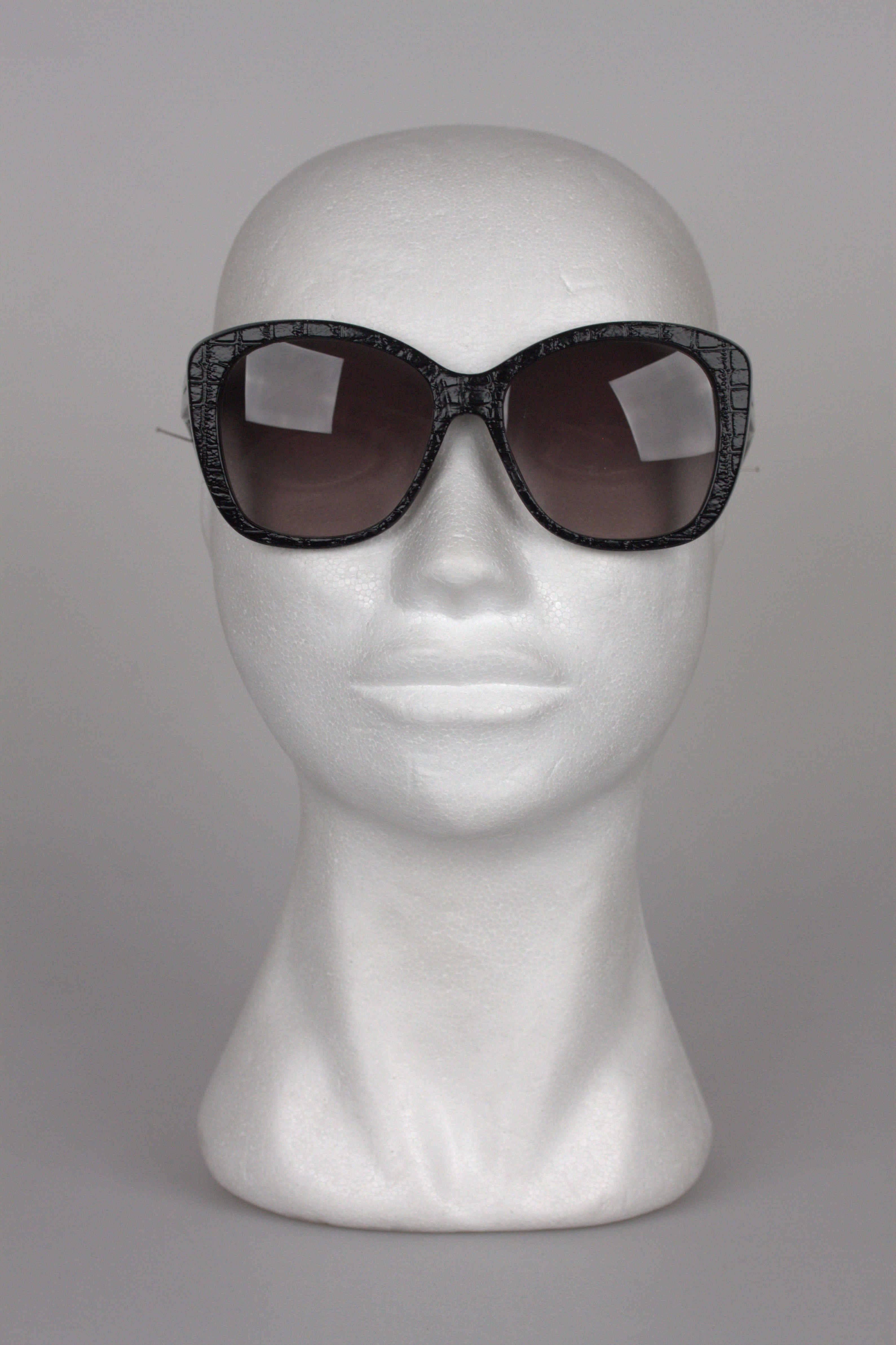 Women's ALEXANDER MCQUEEN Black Sunglasses AMQ 4193/S 56mm NEW MINT BOXED
