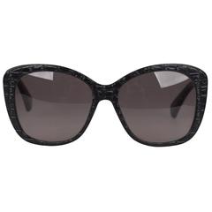 ALEXANDER MCQUEEN Black Sunglasses AMQ 4193/S 56mm NEW MINT BOXED