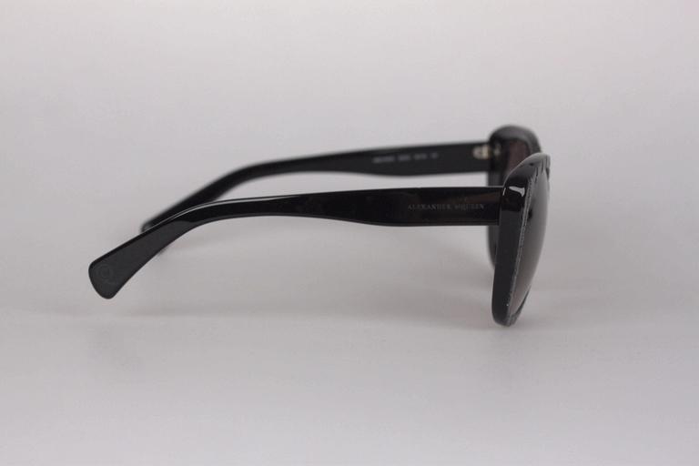 ALEXANDER MCQUEEN Black Sunglasses AMQ 4193/S 56mm NEW MINT BOXED For ...