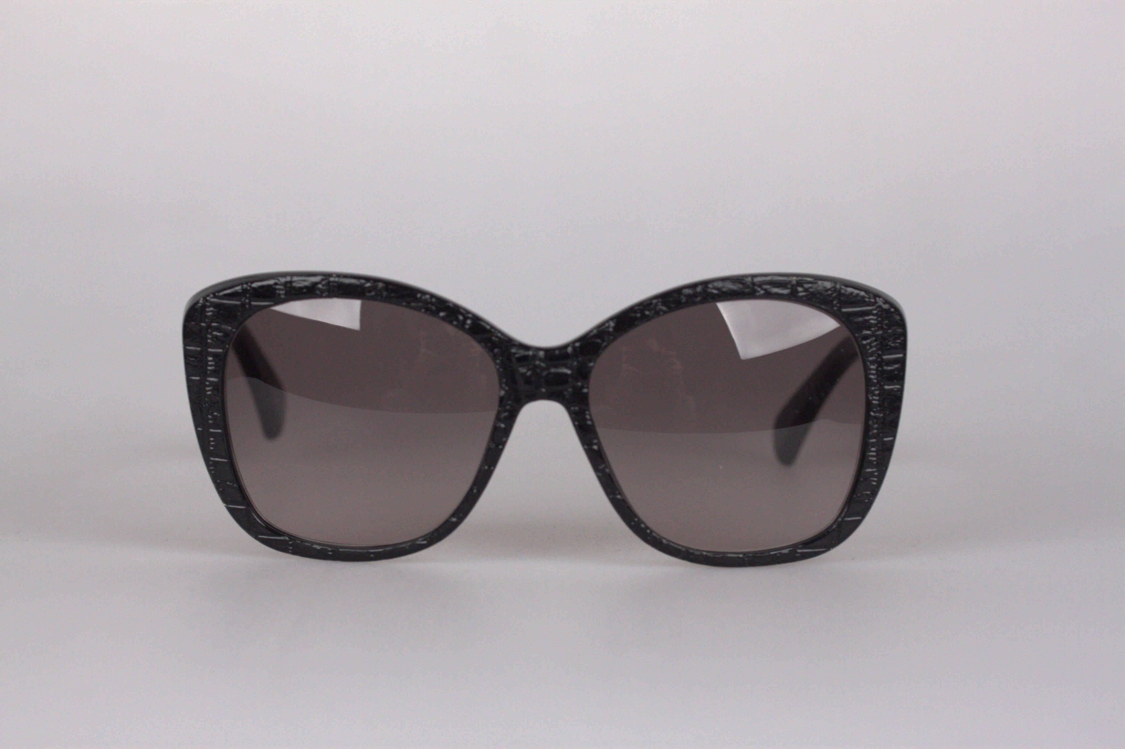 ALEXANDER MCQUEEN Black Sunglasses AMQ 4193/S 56mm NEW MINT BOXED 4