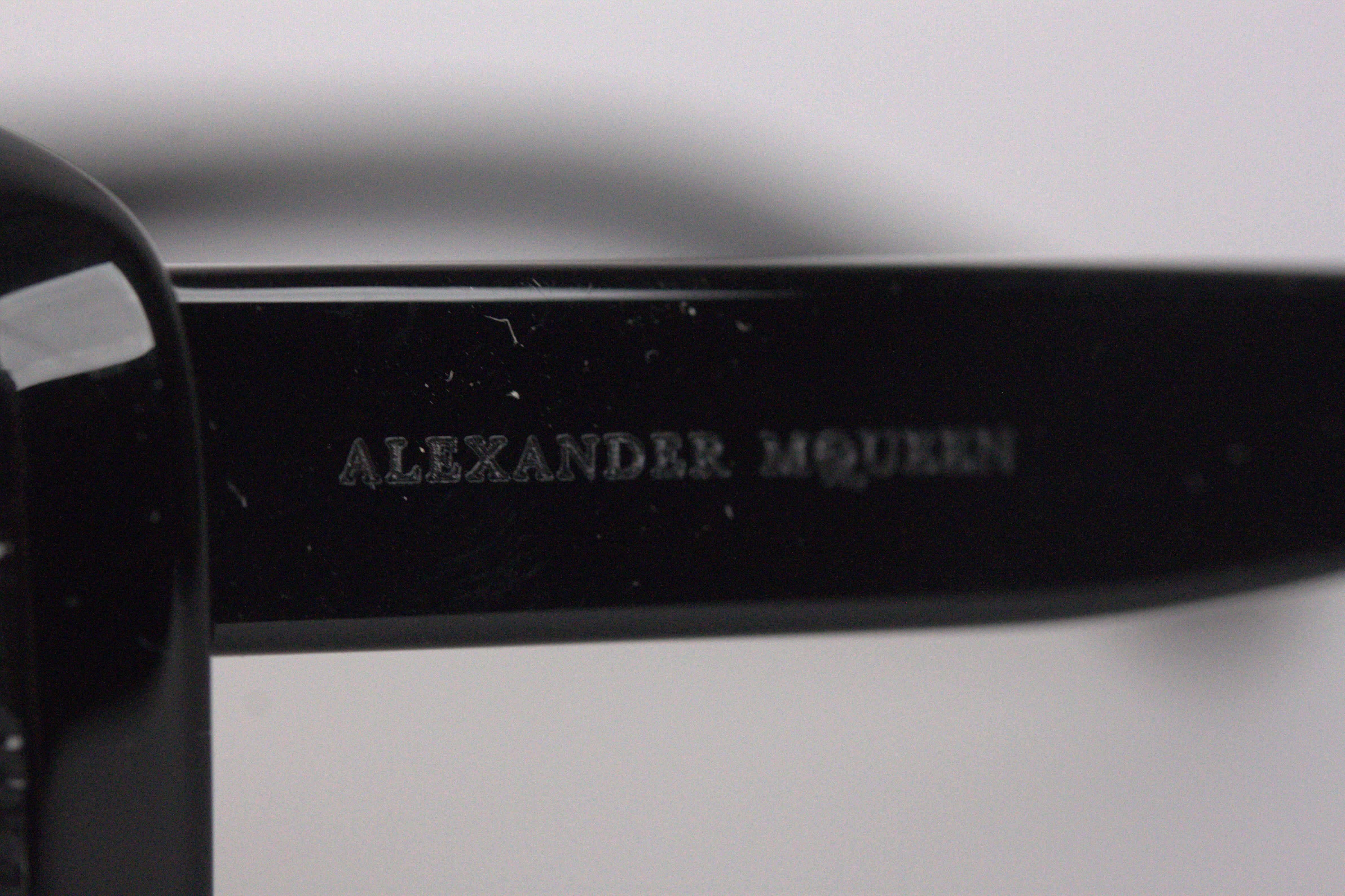 ALEXANDER MCQUEEN Black Sunglasses AMQ 4193/S 56mm NEW MINT BOXED 5