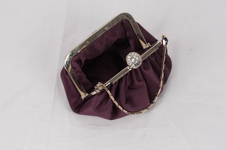 plum evening bag