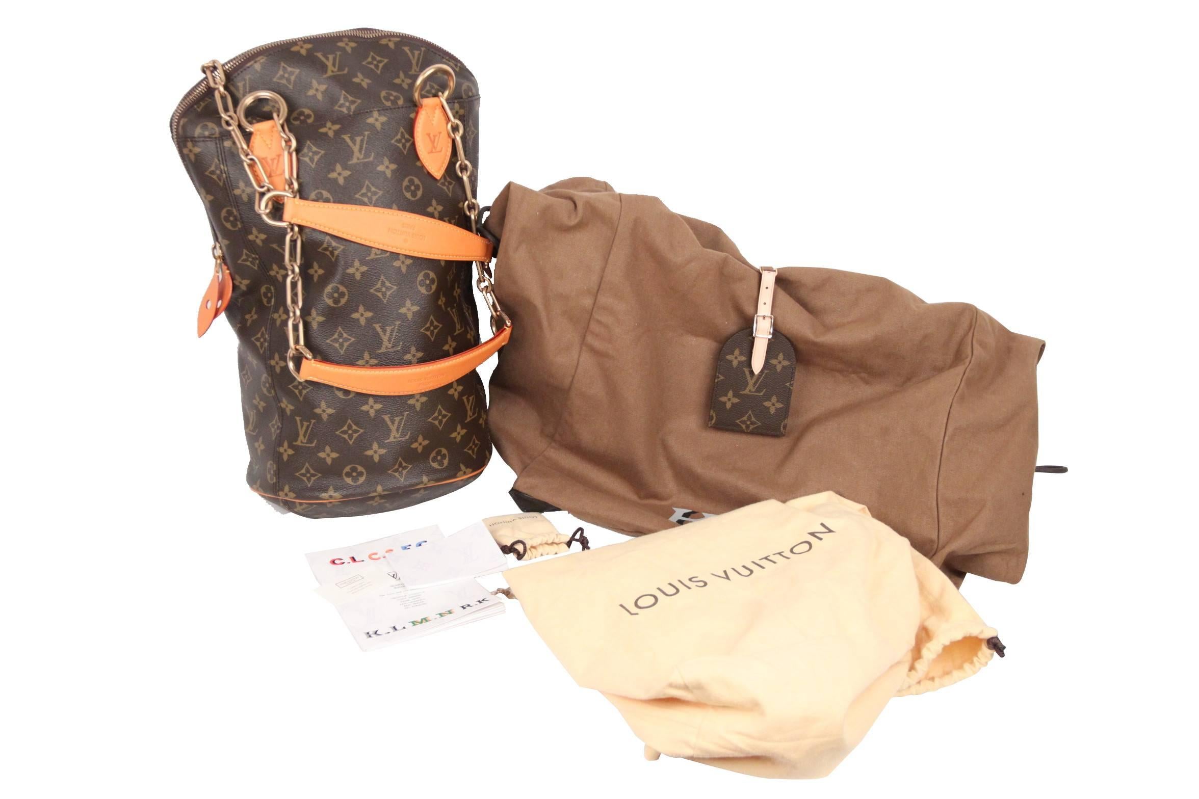 LOUIS VUITTON by KARL LAGERFELD Monogram PUNCHING BAG Rare For Sale at  1stDibs