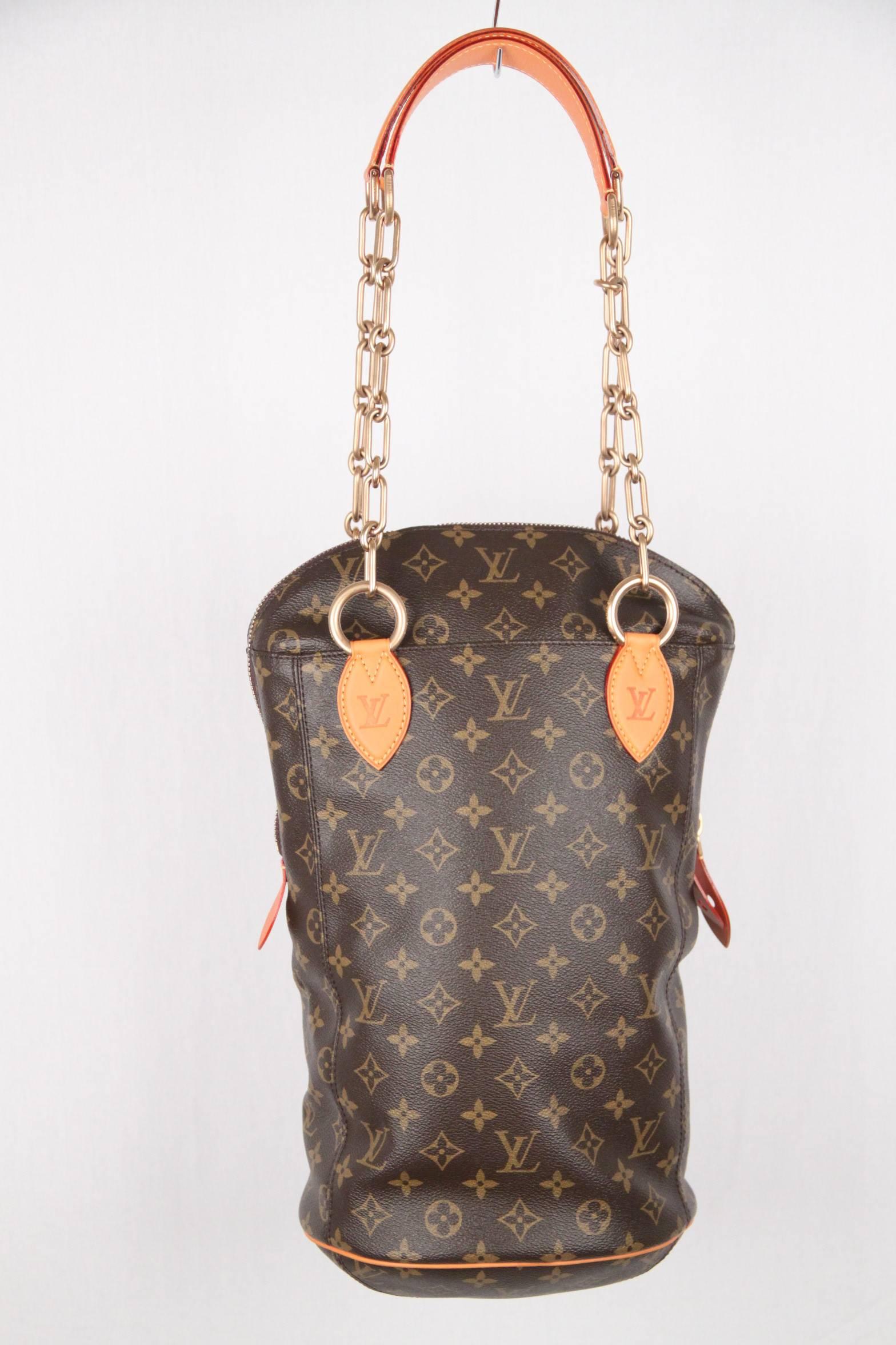 LOUIS VUITTON by KARL LAGERFELD Monogram PUNCHING BAG Rare For Sale at