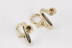 GUCCI VINTAGE Gold Metal HORSEBIT CANDLESTICKS Candle Holder Set