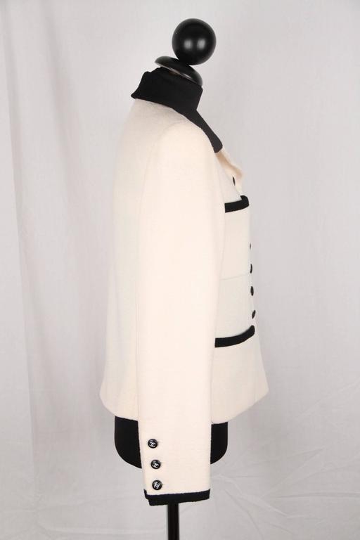 CHANEL 96P Logo Jacket Tops Skirt 3 piece setup P07026 black 36