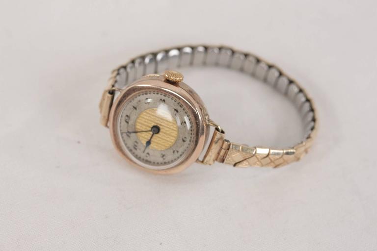 Vintage 1930s 9 Ct Gold 375 English Ladies Wrist Watch At 1stdibs