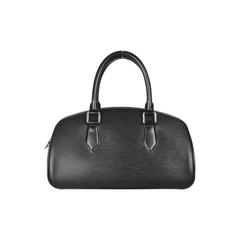 Used LOUIS VUITTON Black EPI Leather JASMINE Bag SATCHEL