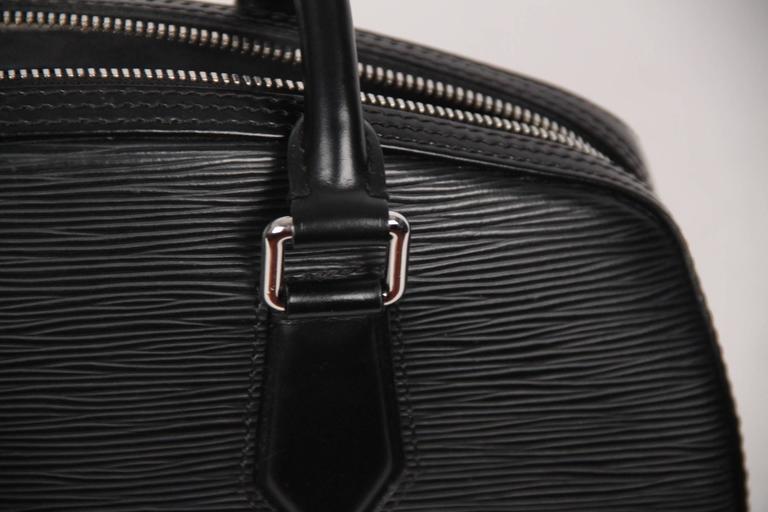 lv black leather bag
