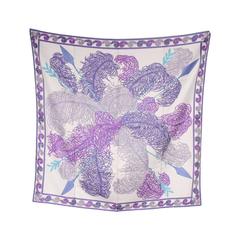 EMILIO PUCCI VINTAGE Silk SCARF Feather & Arrows