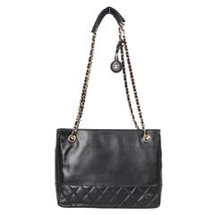 CHANEL, Bags, Chanel Coco Coon Tote Bag Quilting Nylon Mm 861 Black