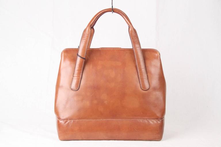 GUCCI Rare VINTAGE Tan Leather TRAIN CASE For Sale at 1stDibs | gucci ...