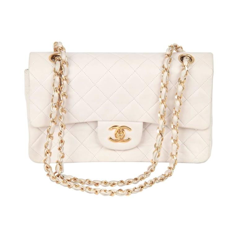 White chanel vintage bag discount