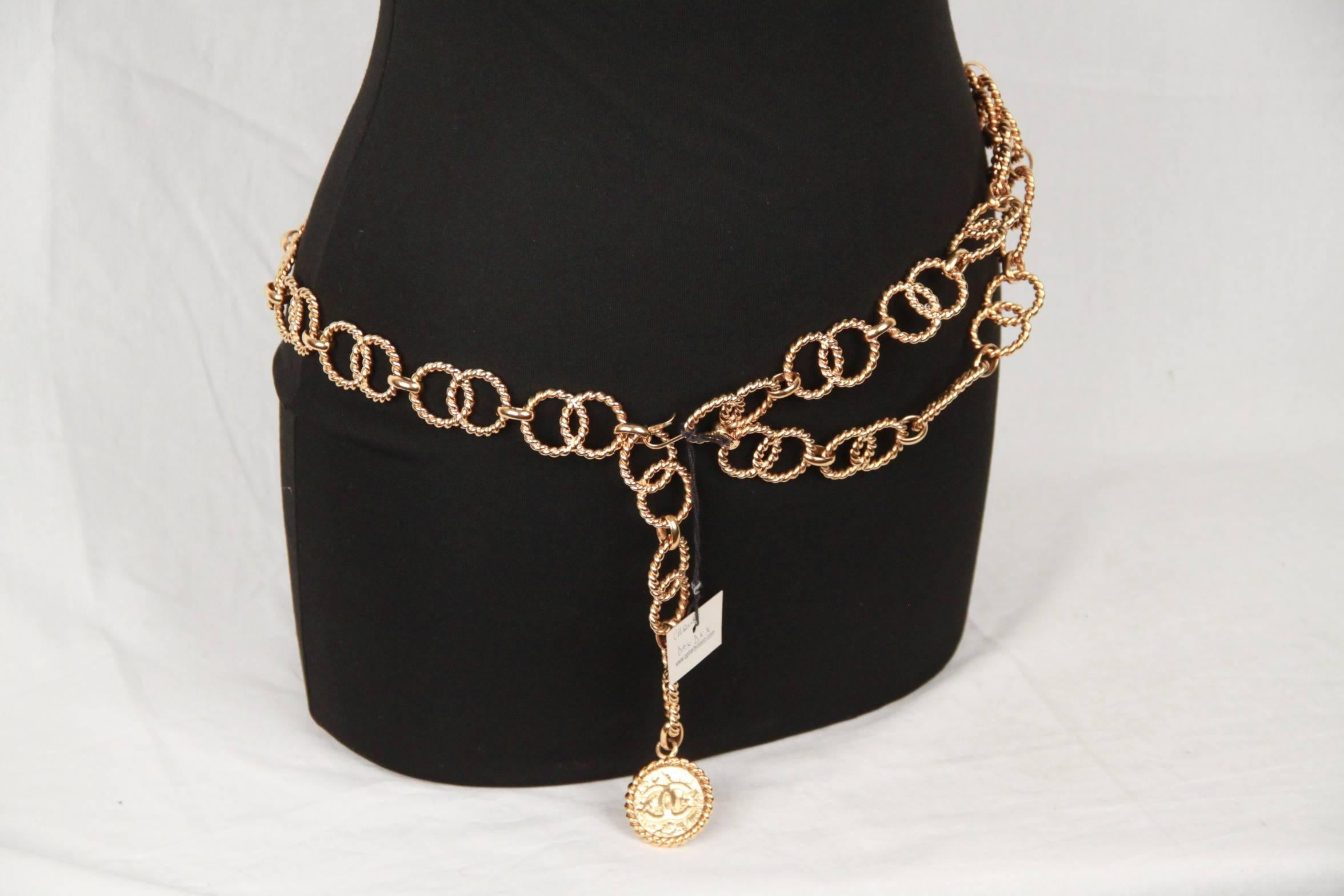 chanel belt necklace